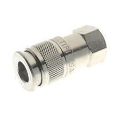 RS PRO Brass Female Quick Air Coupling, G 1/2 Female Threaded