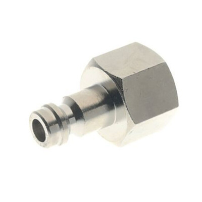 RS PRO Brass Male Coupler Nipple, G 1/8 Female 1/8in Threaded