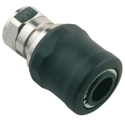 RS PRO Nickel Plated Brass Female Pneumatic Straight Threaded-to-Tube Adapter, 3/8 in Female 30.5mm Threaded, Tube