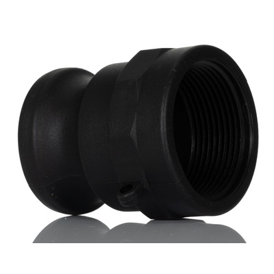 RS PRO Polypropylene Resin Female, Male Pneumatic Quick Connect Coupling, BSPP 1 1/4 in 1.1/2in Threaded