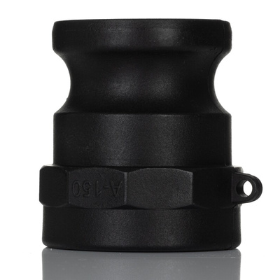 RS PRO Polypropylene Resin Female, Male Pneumatic Quick Connect Coupling, BSPP 1 1/4 in 1.1/2in Threaded