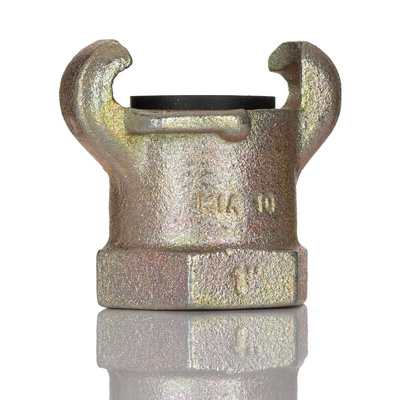 RS PRO Iron Female Pneumatic Quick Connect Coupling, NPT 1 Female 1in Threaded