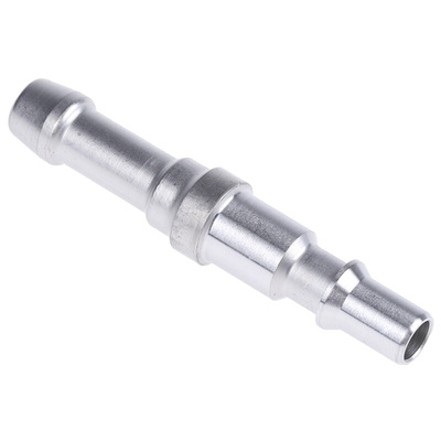 Staubli – Fluid Connectors Stainless Steel Male Safety Quick Connect Coupling, 8mm Hose Barb