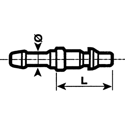 Staubli – Fluid Connectors Stainless Steel Male Safety Quick Connect Coupling, 13mm Hose Barb