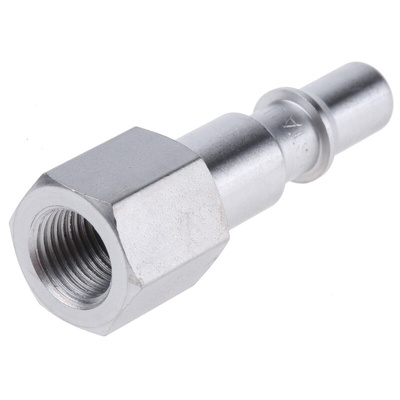 Staubli – Fluid Connectors Stainless Steel Female Safety Quick Connect Coupling, G 1/8 Female Threaded
