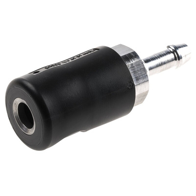 Staubli – Fluid Connectors Safety Quick Connect Coupling, 8mm Hose Barb