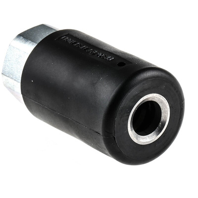 Staubli – Fluid Connectors Polyamide Female Safety Quick Connect Coupling, G 1/4 Female Threaded