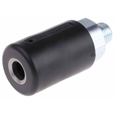 Staubli – Fluid Connectors Male Safety Quick Connect Coupling, G 1/4 Male Threaded