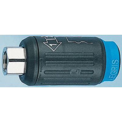 Legris Reinforced Polymer Female Pneumatic Quick Connect Coupling, G 1/2 Female Threaded
