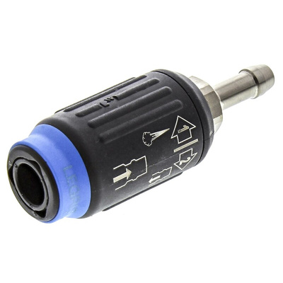 Legris Reinforced Polymer Male Pneumatic Quick Connect Coupling, 8mm Hose Barb