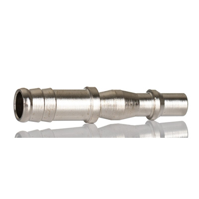 RS PRO Brass Male Pneumatic Quick Connect Coupling, 10mm Hose Barb