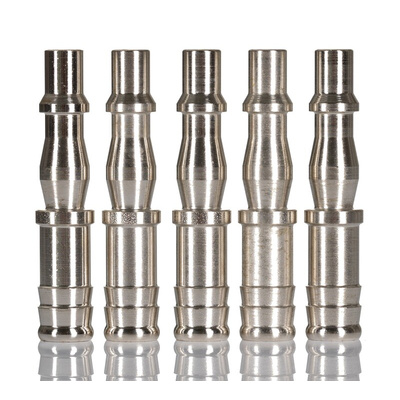 RS PRO Brass Male Pneumatic Quick Connect Coupling, 10mm Hose Barb
