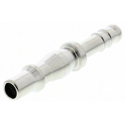 RS PRO Brass Male Pneumatic Quick Connect Coupling, 6mm Hose Barb