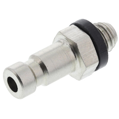 RS PRO Brass Male Pneumatic Quick Connect Coupling, Metric M5 Male Threaded