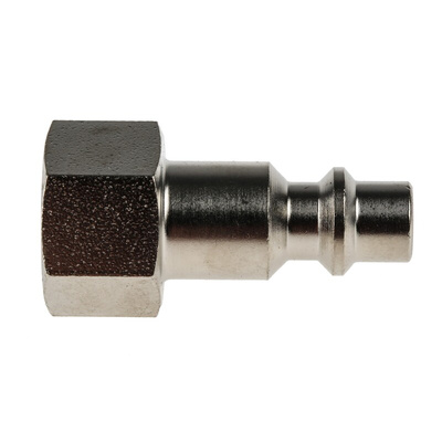 RS PRO Brass Female Pneumatic Quick Connect Coupling, G 1/4 Female Threaded