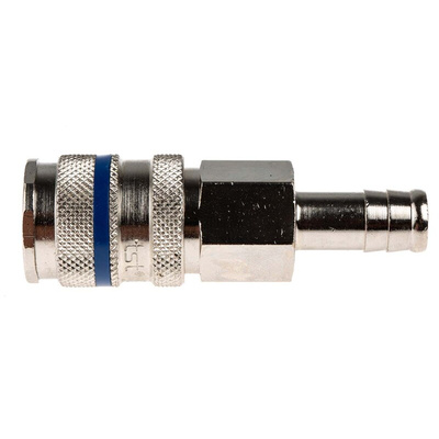 RS PRO Steel Male Pneumatic Quick Connect Coupling, 10mm Hose Barb