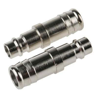RS PRO Steel Male Pneumatic Quick Connect Coupling, 13mm Hose Barb
