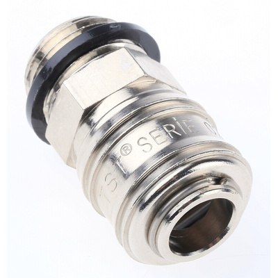 RS PRO Brass Male Pneumatic Quick Connect Coupling, G 1/2 Male Threaded