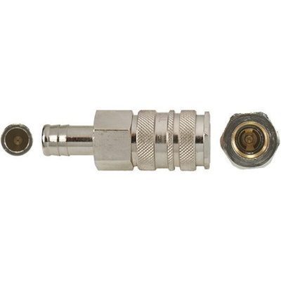 RS PRO Brass Male Pneumatic Quick Connect Coupling, 6mm Hose Barb