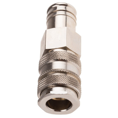 RS PRO Brass Male Pneumatic Quick Connect Coupling, 19mm Hose Barb