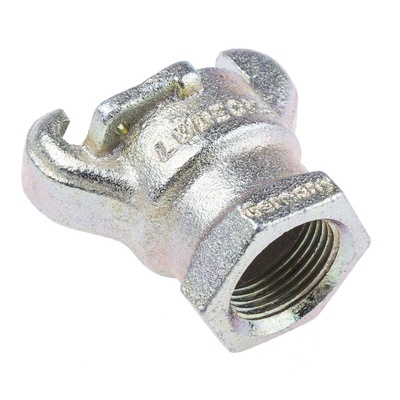 RS PRO Iron Female Pneumatic Quick Connect Coupling, NPT 3/4 Female Threaded