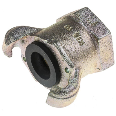 RS PRO Iron Female Pneumatic Quick Connect Coupling, NPT 1 Female Threaded