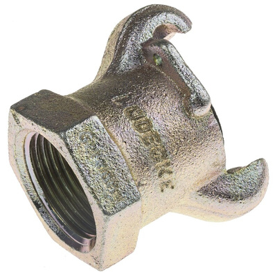 RS PRO Iron Female Pneumatic Quick Connect Coupling, NPT 1 Female Threaded