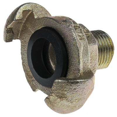 RS PRO Iron Male Pneumatic Quick Connect Coupling, G 1/2 Male Threaded