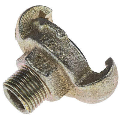 RS PRO Iron Male Pneumatic Quick Connect Coupling, G 1/2 Male Threaded