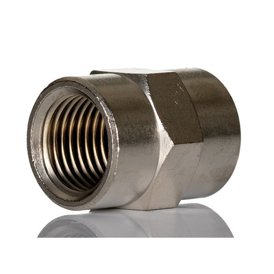 SMC Male Pneumatic Quick Connect Coupling, G 1/4 Female Threaded