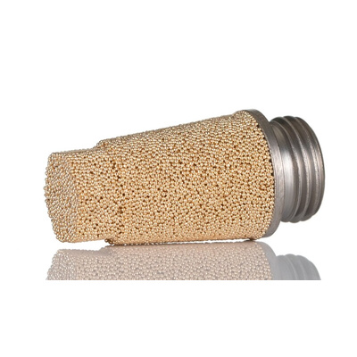 Legris 0670 Sintered Bronze 12bar Pneumatic Silencer, Threaded, G 1/8 Male