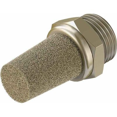 Festo AMTE Brass, Bronze 10bar Pneumatic Silencer, Threaded, G 1/2 Male