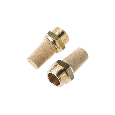 Festo AMTE Brass, Bronze 10bar Pneumatic Silencer, Threaded, G 1/2 Male