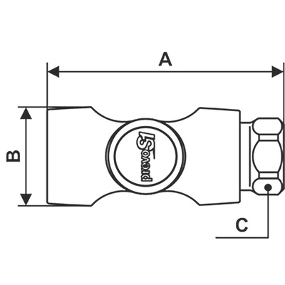 PREVOST Composite Body Female Safety Quick Connect Coupling, G 3/8 Female Threaded