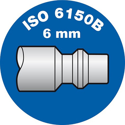 PREVOST Treated Steel Female Plug for Pneumatic Quick Connect Coupling, G 3/8 Female Threaded