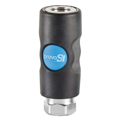 PREVOST Composite Body Female Safety Quick Connect Coupling, G 1/2 Female Threaded