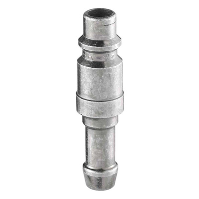 PREVOST Treated Steel Plug for Pneumatic Quick Connect Coupling, 10mm Hose Barb