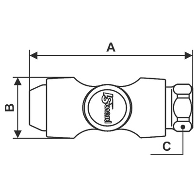 PREVOST Composite Body Female Safety Quick Connect Coupling, G 1/2 Female Threaded