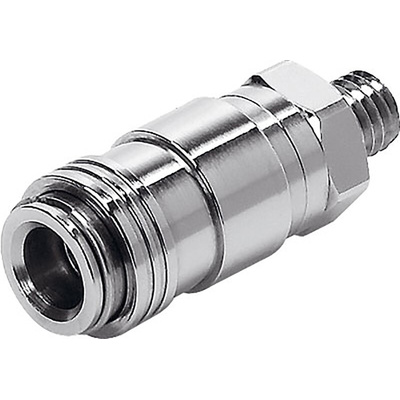 Festo Brass Male Pneumatic Quick Connect Coupling, M5 Male