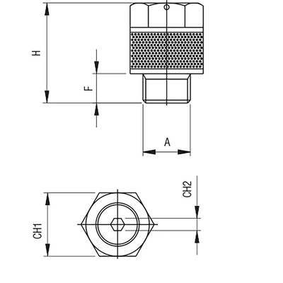 RS PRO 10bar Pneumatic Silencer, Threaded