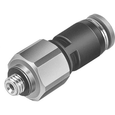 Festo QSR PBT Pneumatic Rotary Union, G 1/4 Male, Push In 6mm