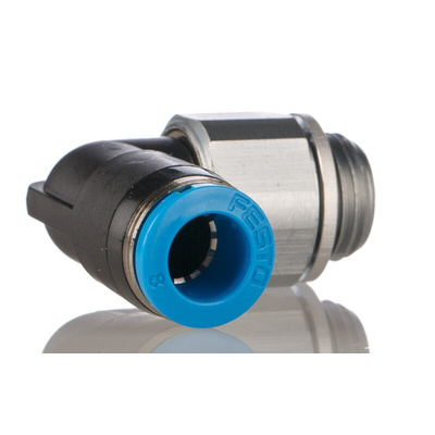 Festo QSRL PBT Pneumatic Rotary Union, G 1/4 Male, Push In 8mm