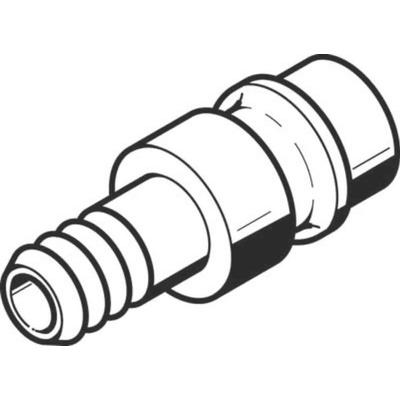 Festo Male Pneumatic Quick Connect Coupling, 7mm Hose Barb