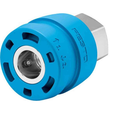 Festo Female Pneumatic Quick Connect Coupling, Threaded