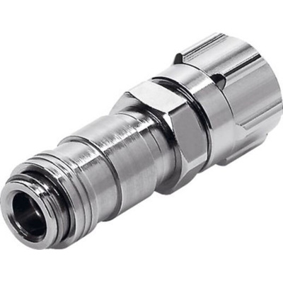 Festo Brass Male Pneumatic Quick Connect Coupling, 12mm Nut