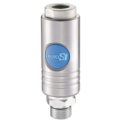 PREVOST Stainless Steel Male Safety Quick Connect Coupling, G 1/2 Male Threaded