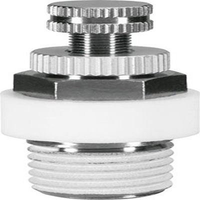 Festo VFFK Nickel Plated Brass 10bar Pneumatic Silencer, Threaded, M5
