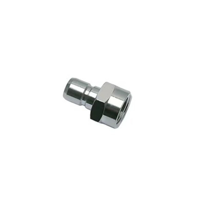 Legris Nickel Plated Brass Pneumatic Quick Connect Coupling, G 1/2 Tube