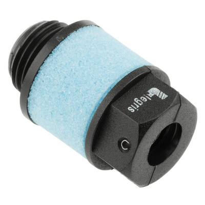 Legris 0676 PE 10bar Pneumatic Silencer, Threaded, G 1/4 Male