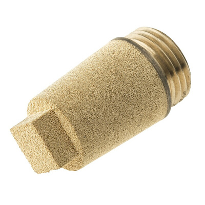 Legris 0670 Sintered Bronze 12bar Pneumatic Silencer, Threaded, G 1/2 Male